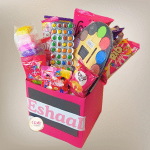Snacks Gift Box – Personalized Snack & Stationery Hamper for Kids