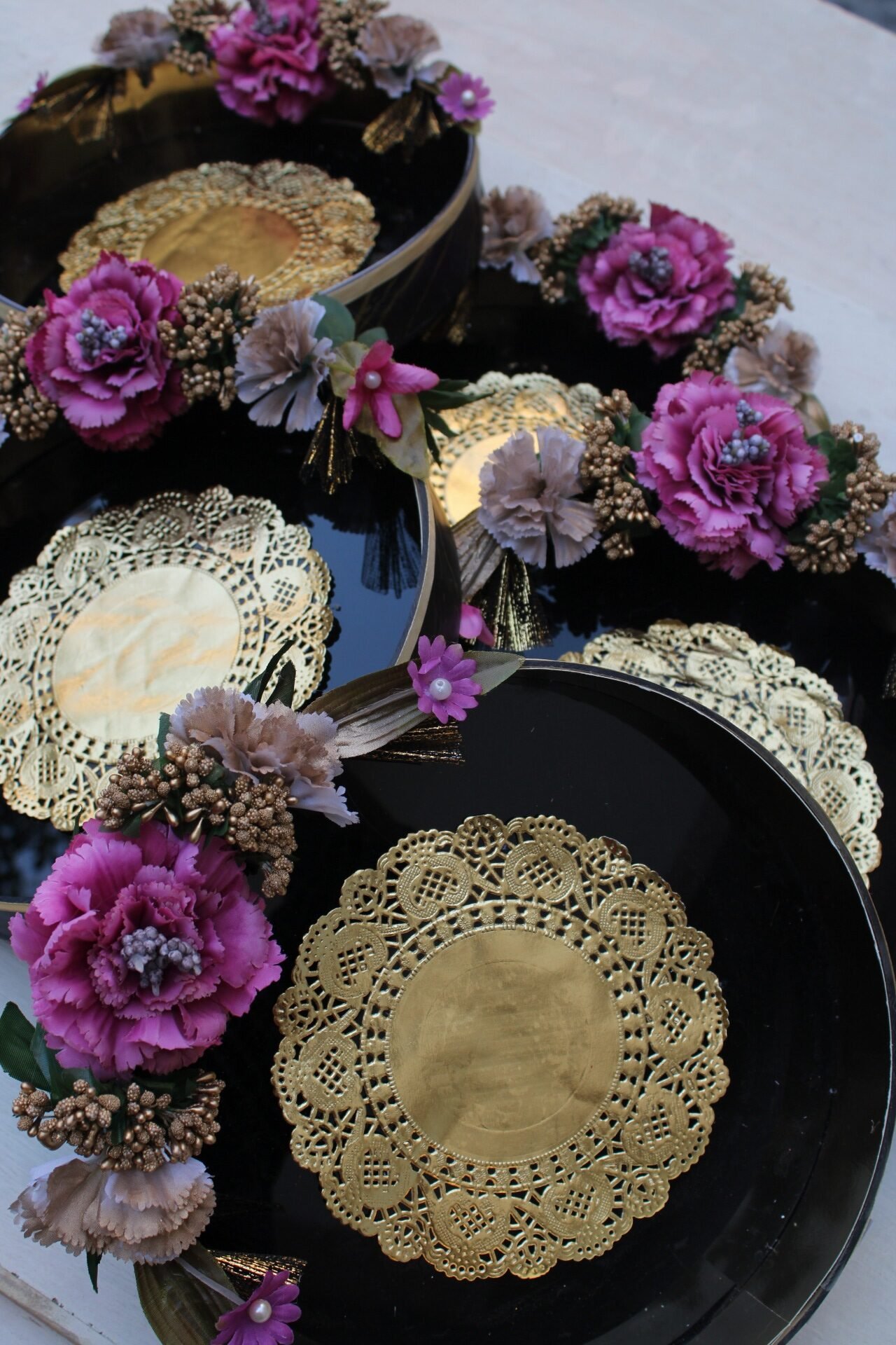 Decorated Acrylic Trays