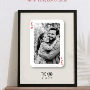 "The King" Father's day Frame Gift