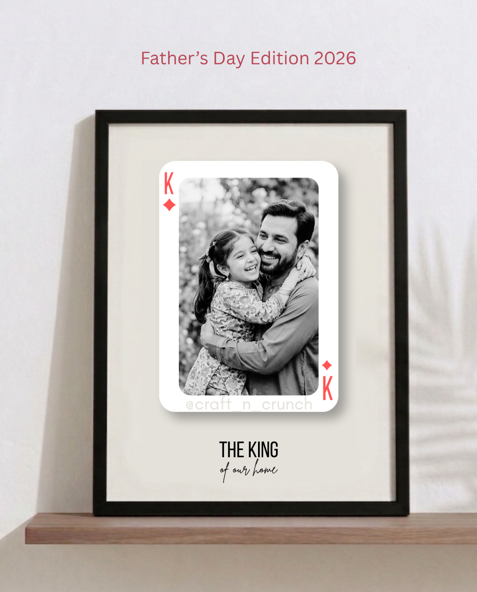 "The King" Father's day Frame Gift